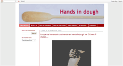 Desktop Screenshot of handsindough.blogspot.com