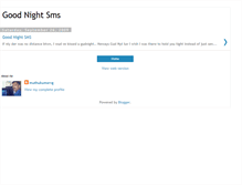 Tablet Screenshot of goodnightsmsmsg.blogspot.com