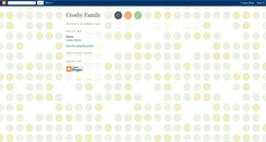 Desktop Screenshot of crosbyfamily.blogspot.com