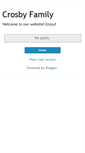 Mobile Screenshot of crosbyfamily.blogspot.com