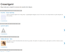 Tablet Screenshot of creaorigami.blogspot.com