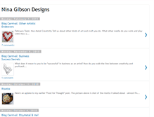 Tablet Screenshot of ninagibsondesigns.blogspot.com