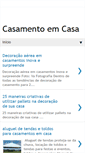 Mobile Screenshot of casamentoemcasa.blogspot.com