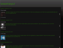 Tablet Screenshot of greenfairylv.blogspot.com