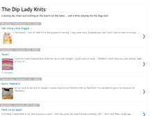Tablet Screenshot of dipladyknits.blogspot.com