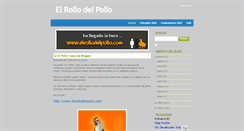 Desktop Screenshot of elrollodelpollo.blogspot.com