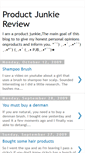 Mobile Screenshot of productjunkiereview.blogspot.com