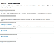 Tablet Screenshot of productjunkiereview.blogspot.com