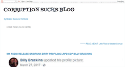 Desktop Screenshot of corruptionsucks.blogspot.com