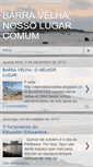 Mobile Screenshot of barravelhanossolugarcomum.blogspot.com