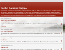 Tablet Screenshot of bombinbargains.blogspot.com