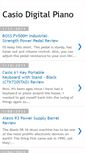 Mobile Screenshot of casiodigitalpiano.blogspot.com