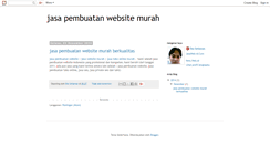 Desktop Screenshot of jasawebsitemurah1.blogspot.com