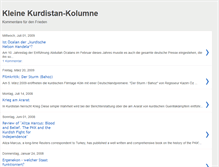 Tablet Screenshot of kurdistan-kolumne.blogspot.com