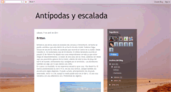 Desktop Screenshot of escaladaantipodas.blogspot.com