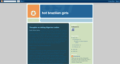 Desktop Screenshot of hot-braziliangirls.blogspot.com