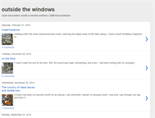 Tablet Screenshot of outsidethewindows.blogspot.com