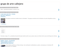 Tablet Screenshot of grupodeartecallejero.blogspot.com