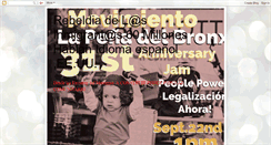 Desktop Screenshot of larebeldiadelosinmigrantes.blogspot.com