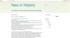 Desktop Screenshot of newinhistory.blogspot.com