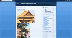 Desktop Screenshot of directionallycorrect.blogspot.com