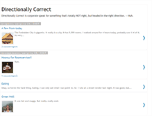 Tablet Screenshot of directionallycorrect.blogspot.com