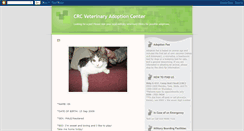 Desktop Screenshot of crcvetclinic.blogspot.com