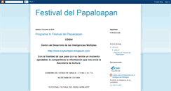 Desktop Screenshot of festivaldelpapaloapan.blogspot.com