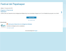 Tablet Screenshot of festivaldelpapaloapan.blogspot.com