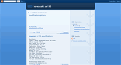 Desktop Screenshot of kawasakizx130.blogspot.com