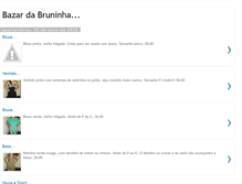 Tablet Screenshot of bazardabruninha.blogspot.com