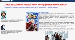 Desktop Screenshot of papodequadrinho.blogspot.com