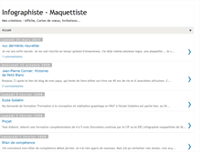 Tablet Screenshot of maquettiste-infographiste.blogspot.com