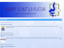 Tablet Screenshot of gruposcoutlaflecha.blogspot.com