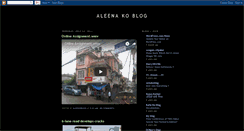 Desktop Screenshot of aleenakoblog.blogspot.com