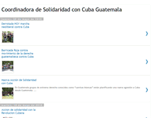 Tablet Screenshot of coordinadorasolidaridadcuba.blogspot.com