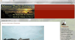 Desktop Screenshot of mexicodailyliving.blogspot.com