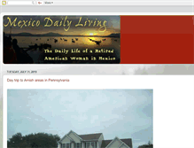 Tablet Screenshot of mexicodailyliving.blogspot.com