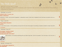 Tablet Screenshot of dailyquail.blogspot.com