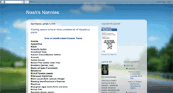 Desktop Screenshot of noahsnannies.blogspot.com