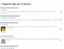 Tablet Screenshot of hagamosalgoporelmundo.blogspot.com