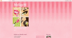 Desktop Screenshot of meligemakeuplovers.blogspot.com