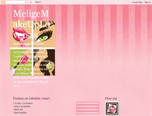 Tablet Screenshot of meligemakeuplovers.blogspot.com