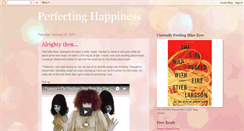 Desktop Screenshot of perfectinghappiness.blogspot.com