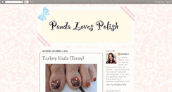 Desktop Screenshot of pandalovespolish.blogspot.com