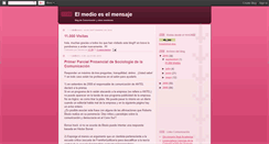 Desktop Screenshot of el-medioeselmensaje.blogspot.com