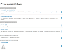 Tablet Screenshot of oppskriftsbank.blogspot.com