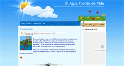 Desktop Screenshot of aguafuentevidasjt2009.blogspot.com