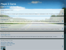 Tablet Screenshot of player2game.blogspot.com