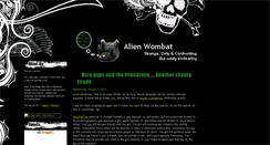 Desktop Screenshot of alienwombat.blogspot.com